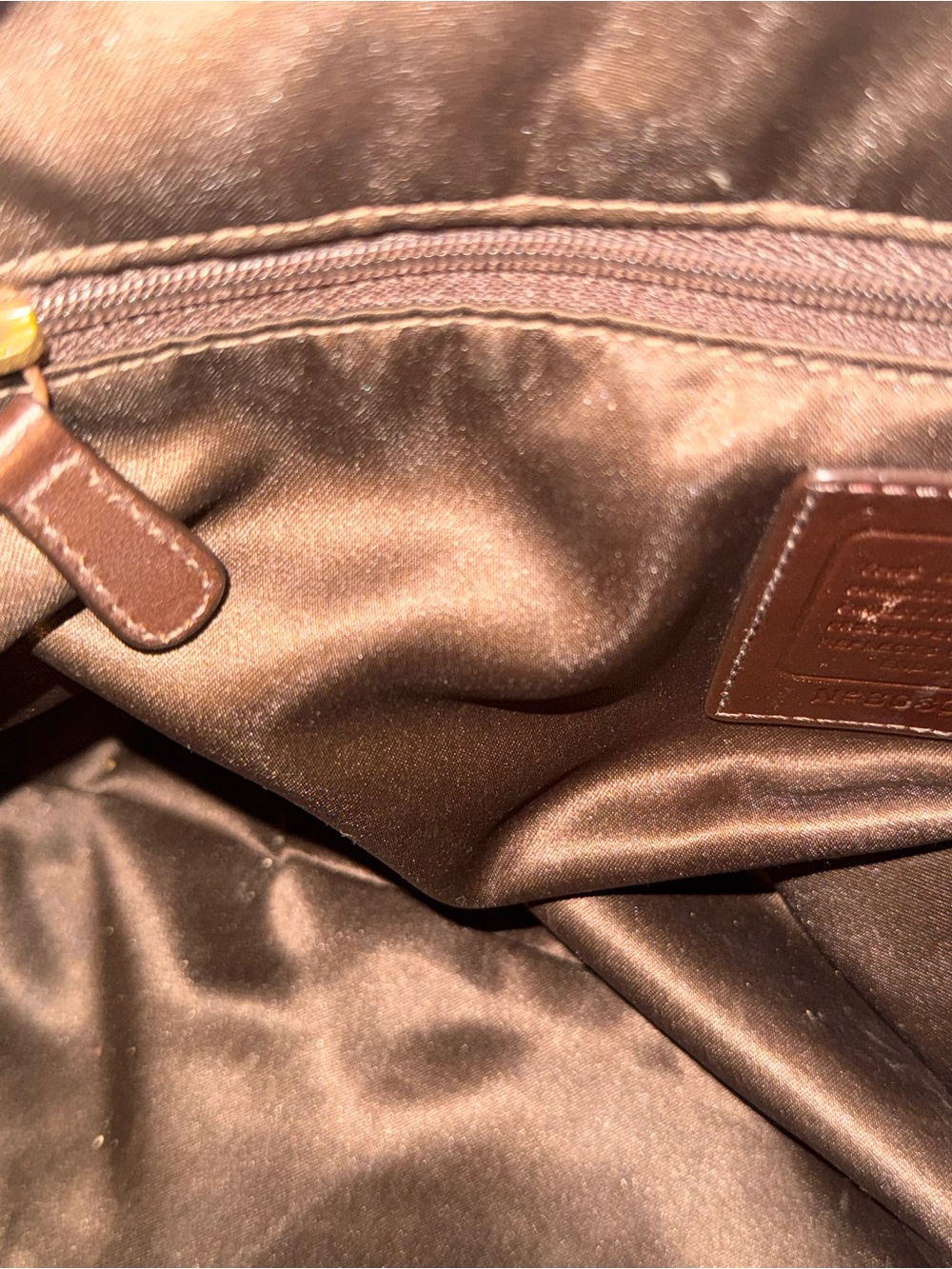 Vintage Coach Signature Hobo Bag & Matching Wallet Set - Brown Tan - Y2K - Picture 10 of 10
